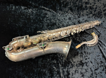 Vintage Buescher True Tone Tenor Sax in Original Silver Plate, Serial #234395